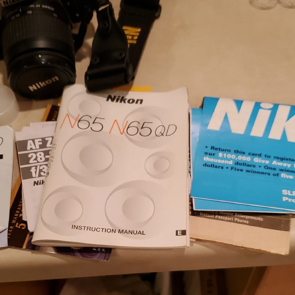 Nikon N65QD Camera With Zoom Lens